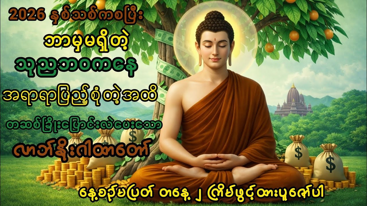 သုညဘဝကနေ အရာရာပြည့်စုံသည်အထိ တဆစ်ခြိုးပြောင်းလဲပေးသော လာဘ်နိုးဂါထာတော်