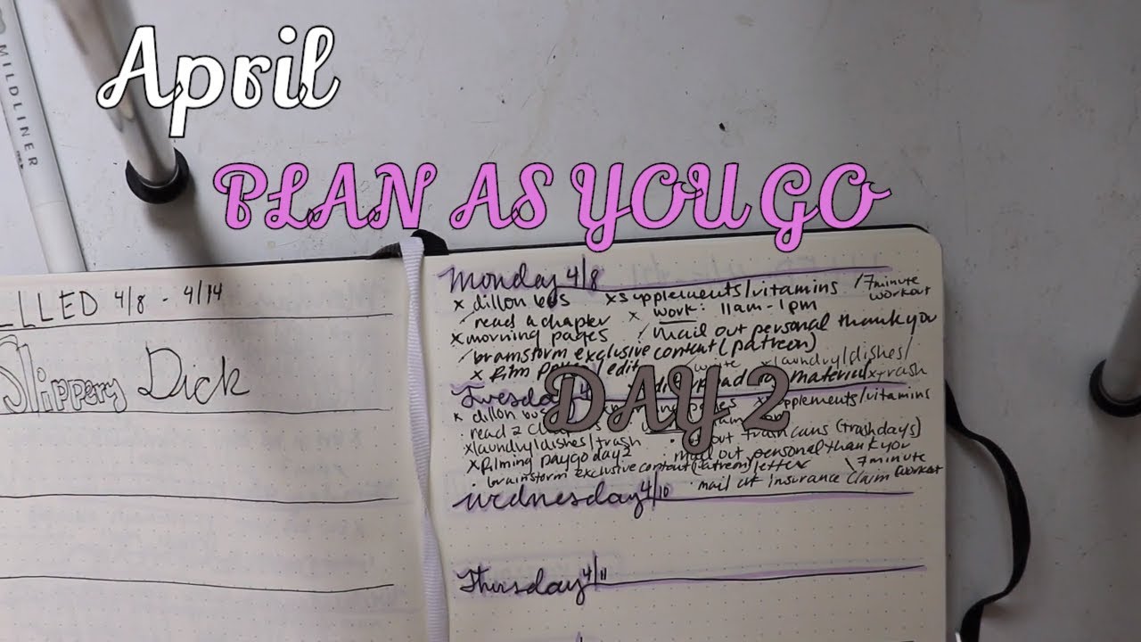 April Plan As You Go Day 2 | Jessica Bode