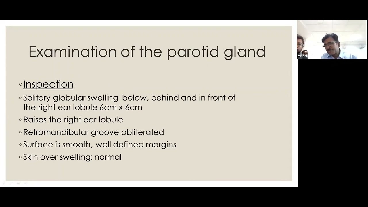 Case Presentation - Parotid Swelling (13.06.23)
