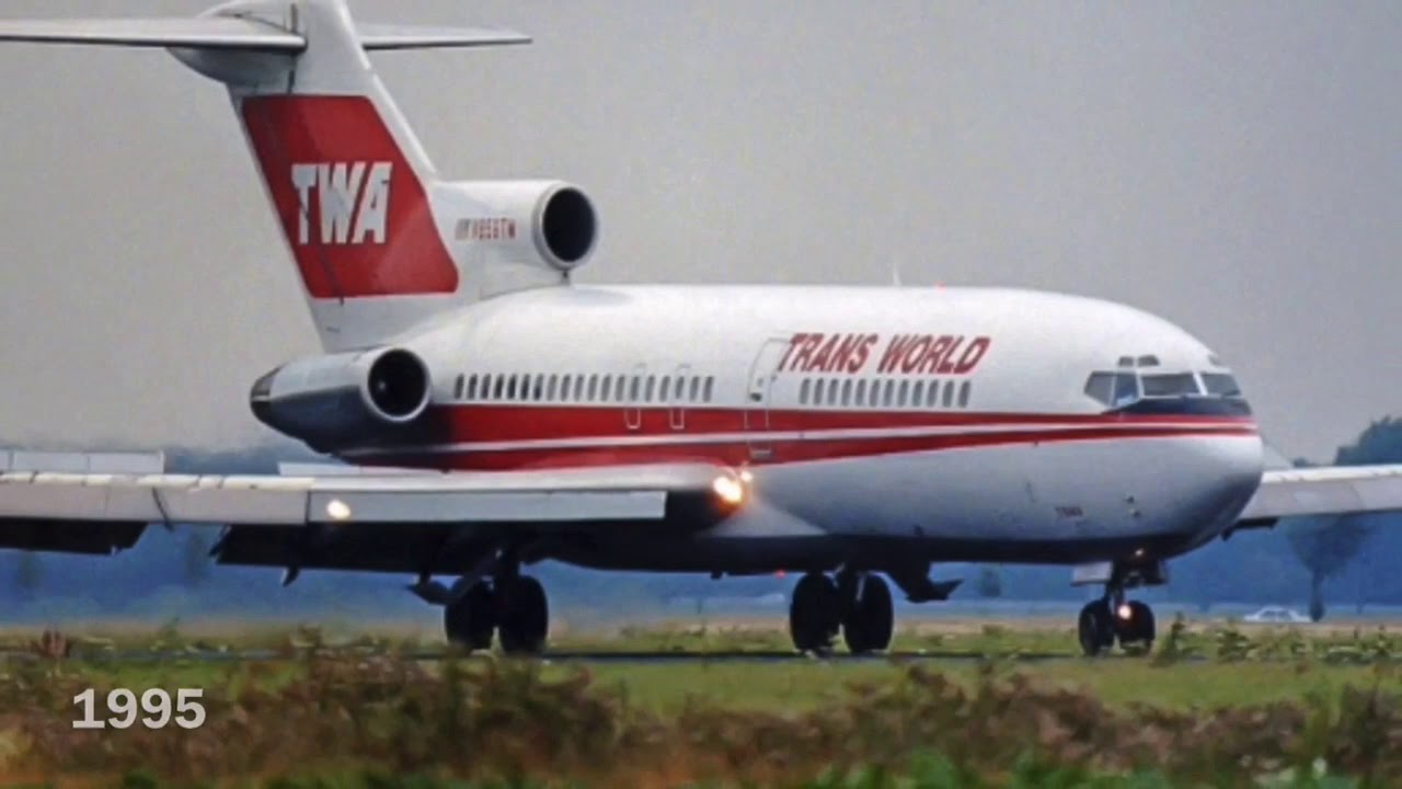 Trans World Airlines Боинг 727 история флота (1980-2000)