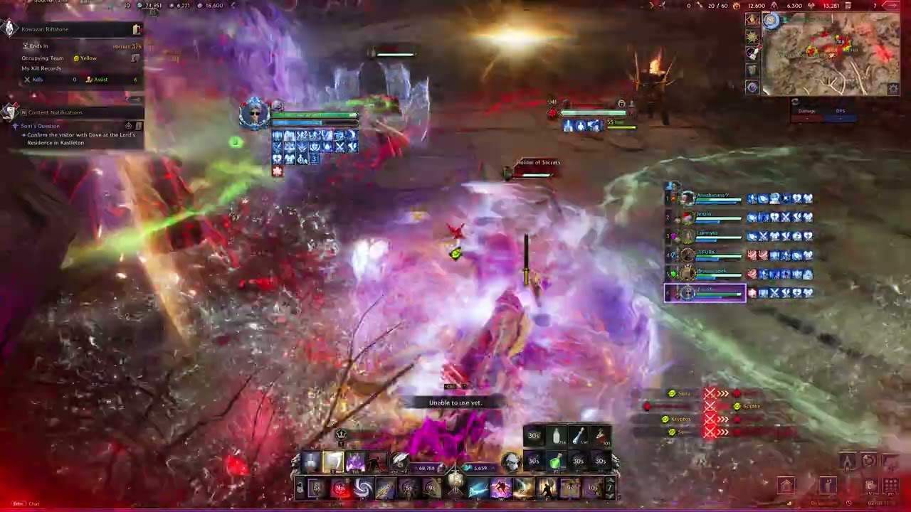 Throne and Liberty - EN - Just Crits Merc VS Paragon - War Game 10/02/25