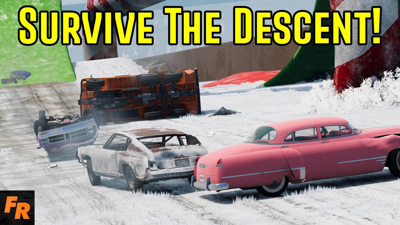 Survive The Icy Descent! - BeamNG Drive - Superlights And Classic Cars