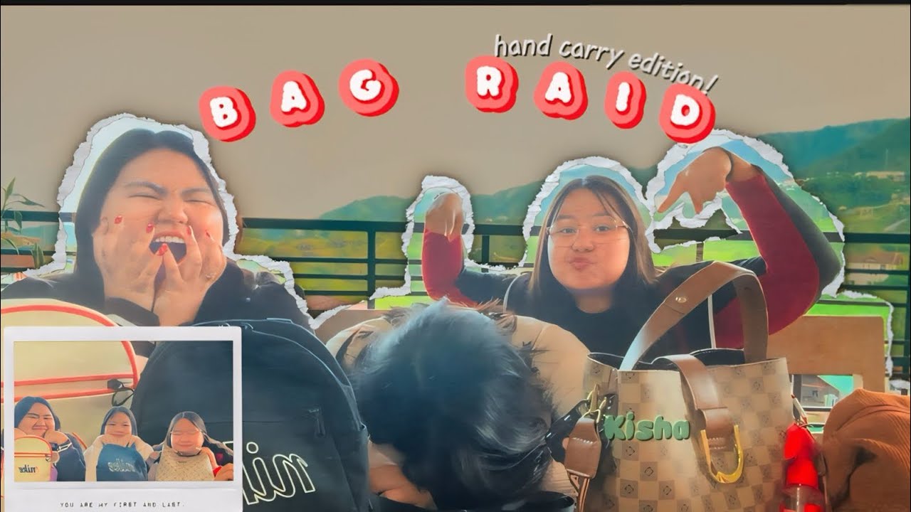 BAG RAID! Hand carry edition! - kish dares #008 | Kisha