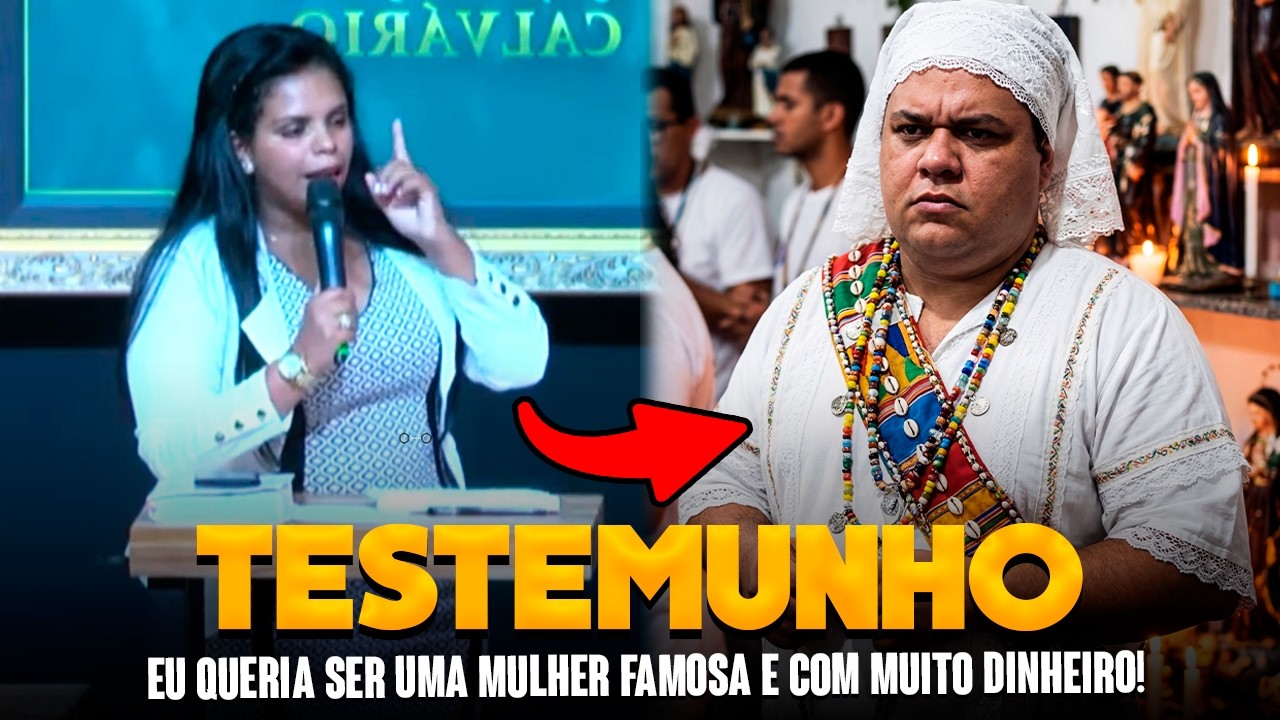 &Eacute; DE ARREPIAR O TESTEMUNHO DESSA PASTORA! EU QUERIA SER UMA MULHER FAMOSA E COM MUITO DINHEIRO!