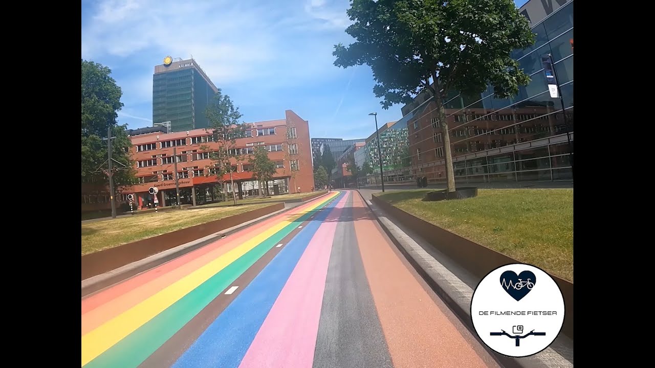 Regenboogfietspad Utrecht Science Park