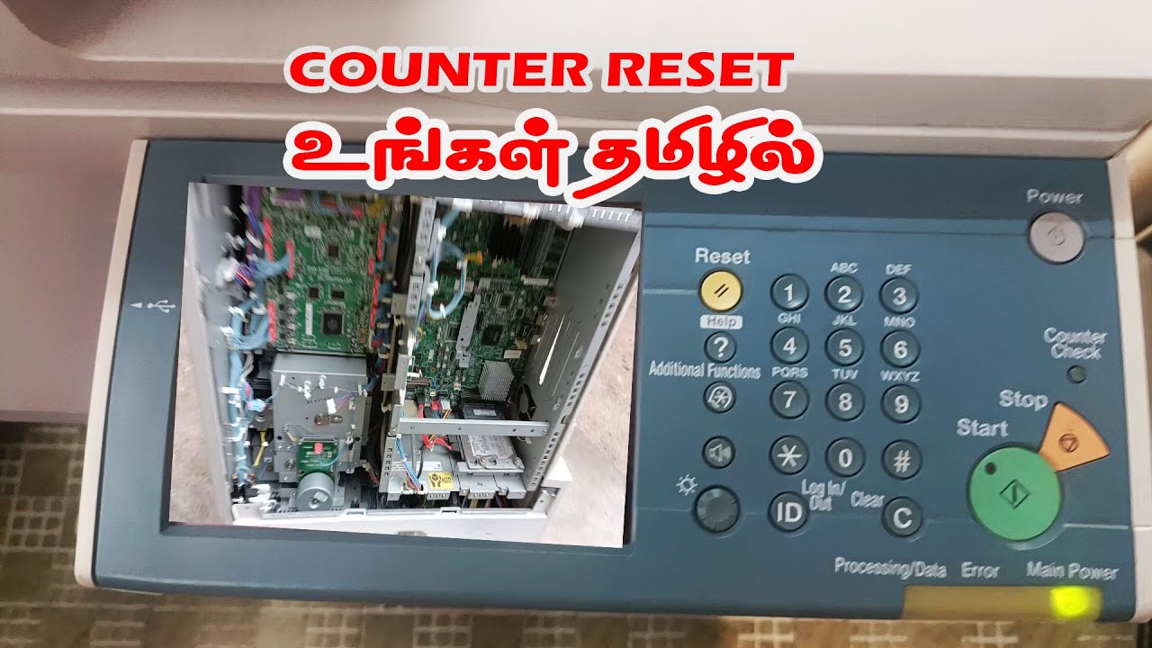 COUNTER RESET PROCEDURE/ALL MODEL COUNTER RESET TOOL