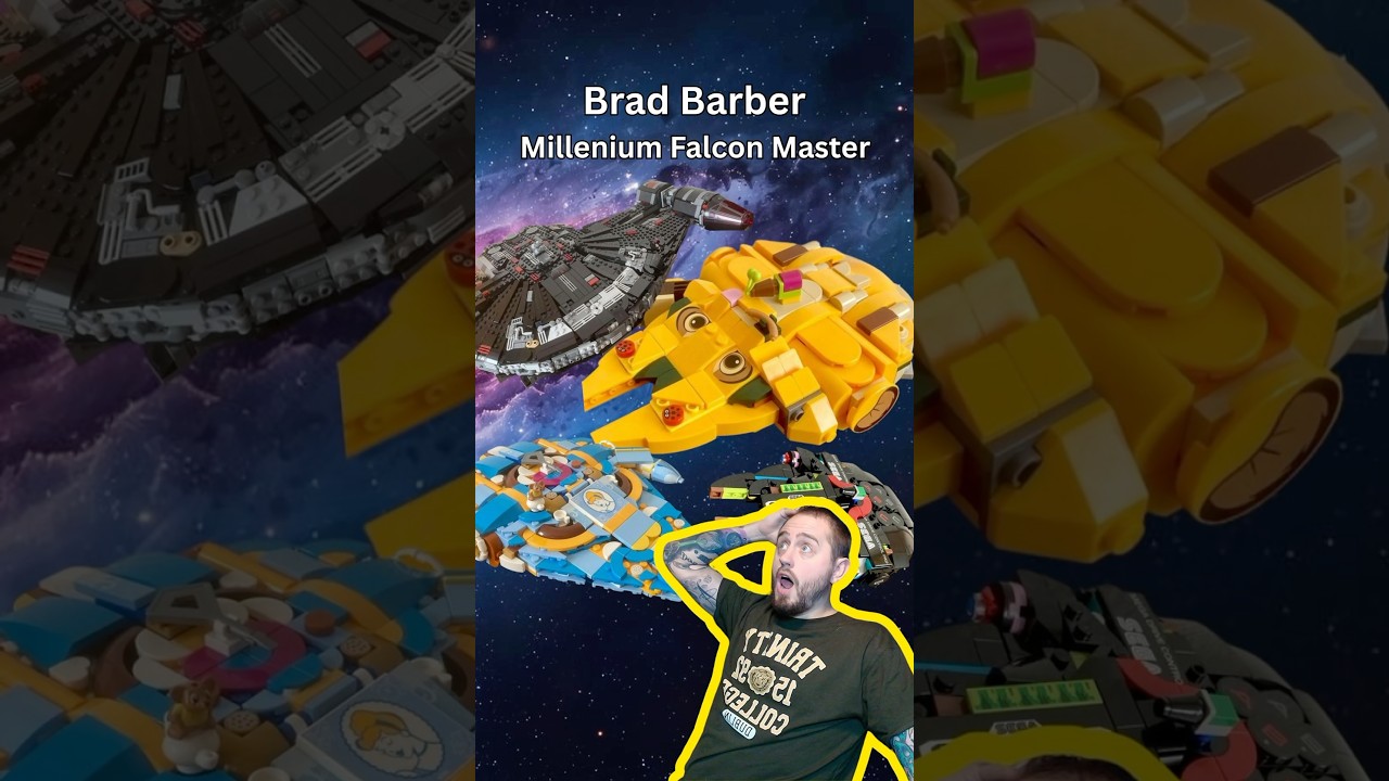 This MOC builder has turned every LEGO set into a Millenium Falcon! #afol #fyp #lego #legostarwars