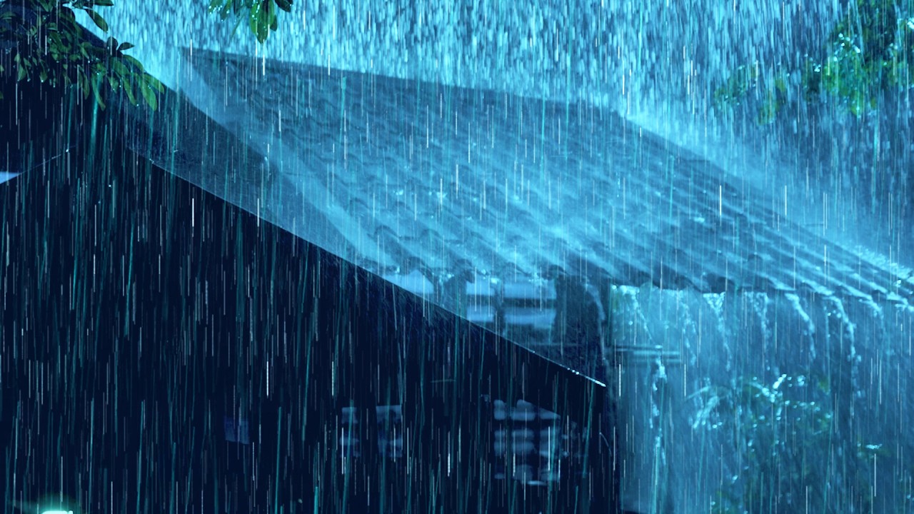 Relajantes Sonidos de para Dormir Rápido y Profundo en 5 minutos ⛈️😴 Intensa Lluvia y Truenos