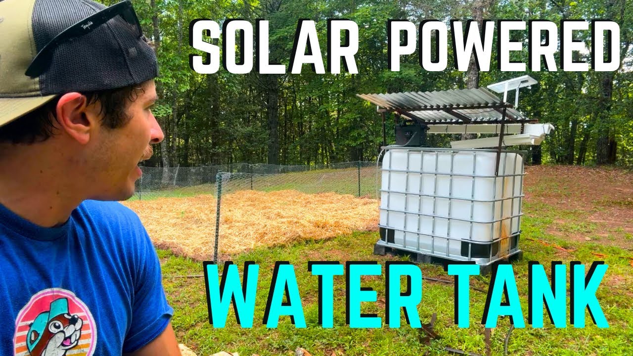 Off-Grid Water Pump Setup | DIY Solar Power for Rain Collection