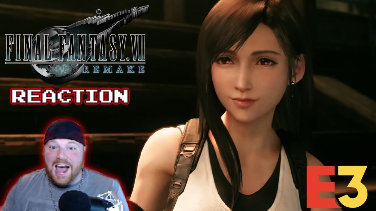 FF7 Remake E3 Gameplay and Tifa Reveal! - Krimson KB Reacts
