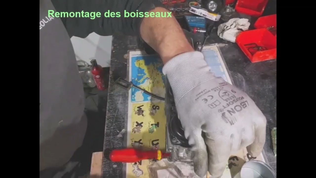 4/7 600 bandit remontage des carburateurs