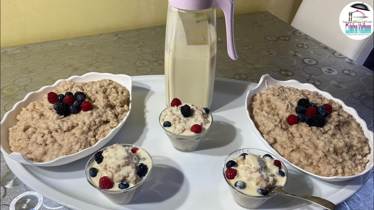 Sombi Guerté /Rice Pudding with Peanut powder /Riz au lait avec bouillie d'arachide