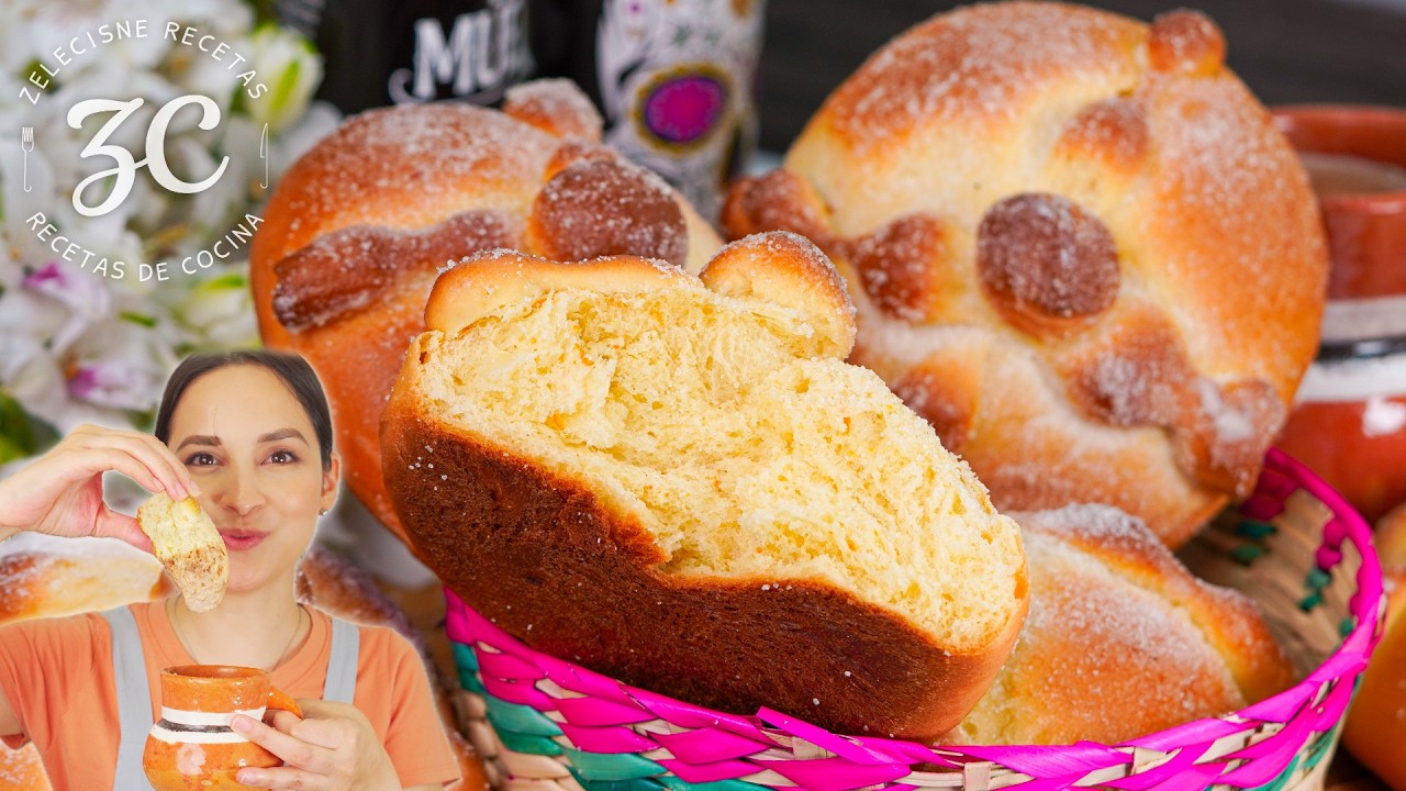 El más esponjoso y suavecito Pan de Muerto ☕