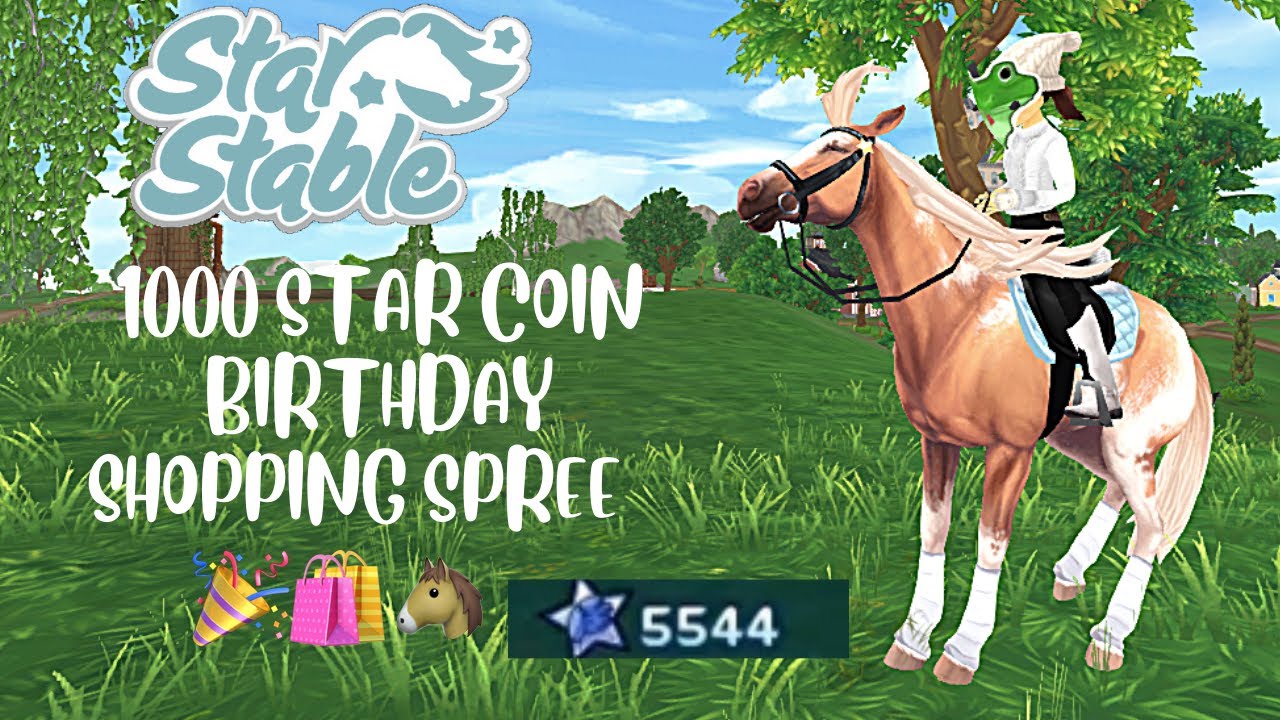 1000 Star Coin Birthday Shopping Spree II Star Stable 🛍🎉🐴