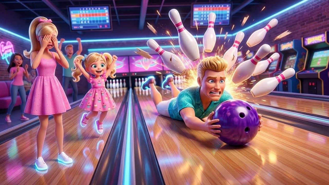 Barbie & Ken Extreme Bowling Challenge! 🎳 Fails & Epic Wins | Funny Barbie Dreamhouse Animation