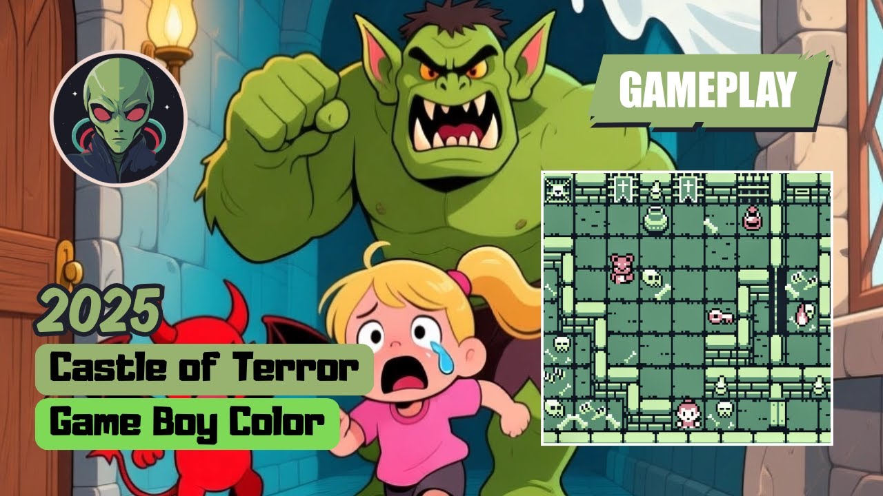 Castle of Terror (Game Boy Color) (2025) BrewOtaku Quick Gameplay