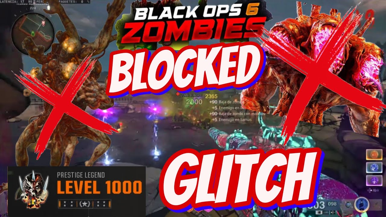 GLITCH FÁCIL! Liberty Falls XP/CHICLES CAMUFLAJES BO6 ZOMBIES Trucos SPOTS BLOCKED MO AFK