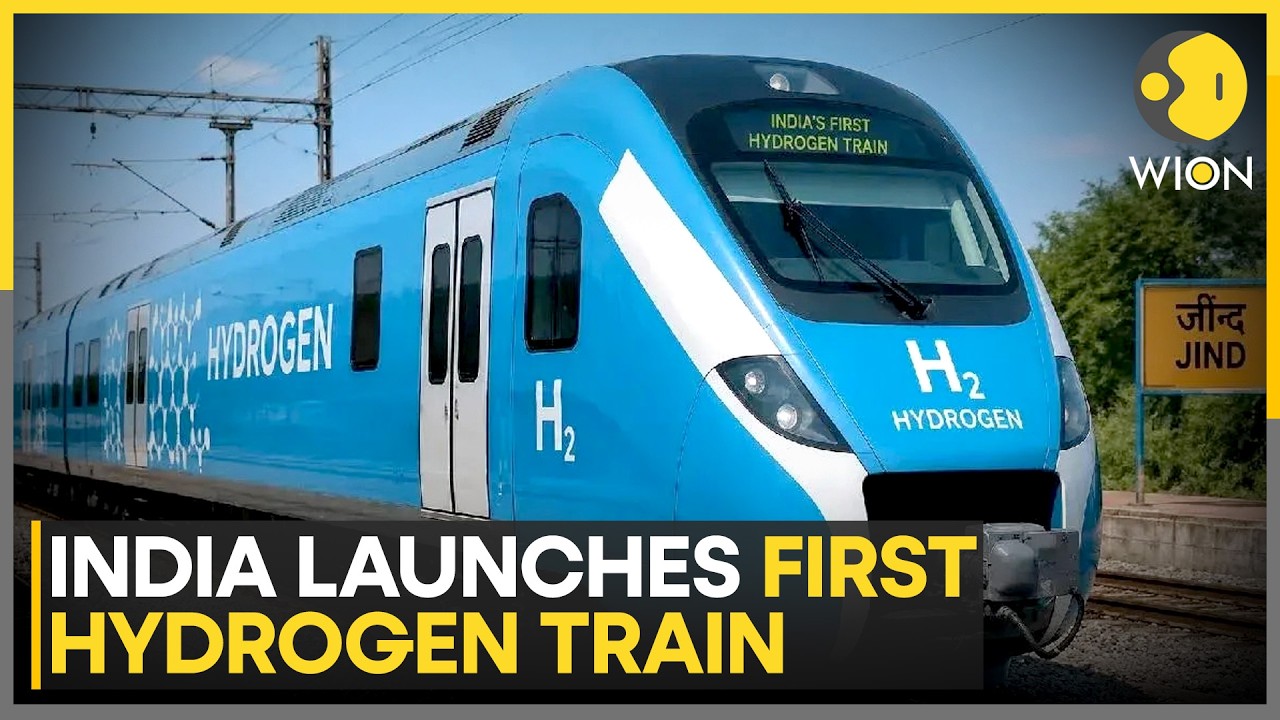 PM Modi Flags Off India's First Hydrogen-Powered Train |Indian Railways Begins Green Rail Revolution