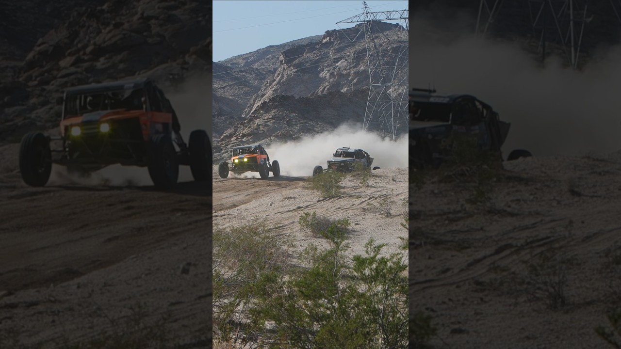 Side by Side Through The Laughlin Desert Classic! 🏁🏜 #bestinthedesert