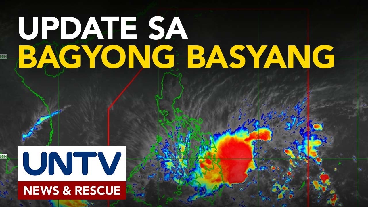 WEATHER UPDATE: Signal no 2, nakataas na sa ilang bahagi ng bansa dahil sa bagyong Basyang
