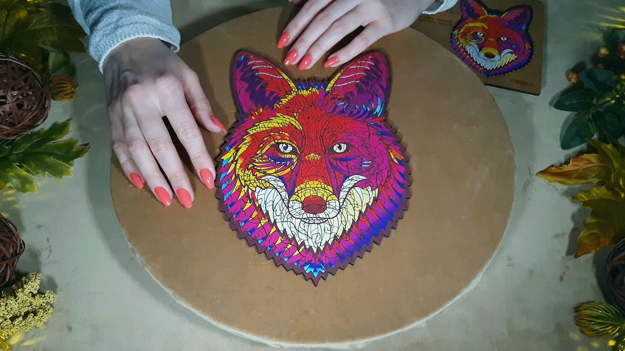 Unique wooden puzzles 🧩 ASMR 🦊