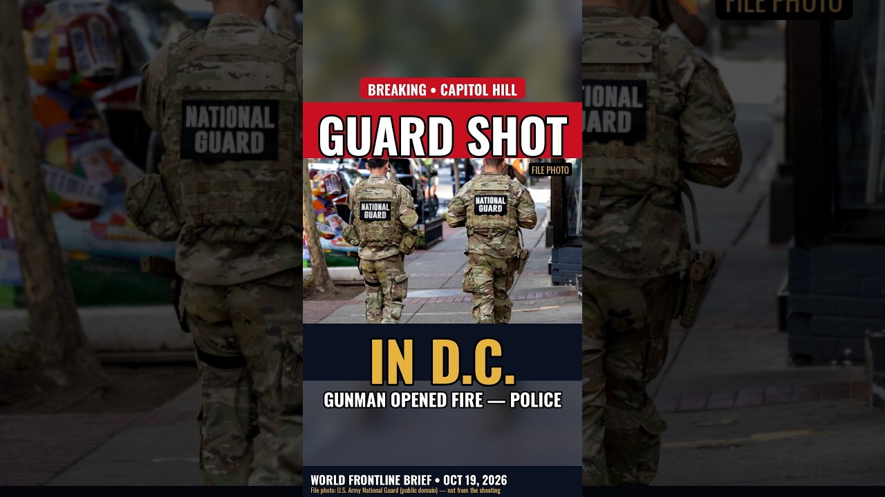 BREAKING: National Guard Member SHOT in DC &mdash; Gunman Opened Fire on Capitol Hill #shorts