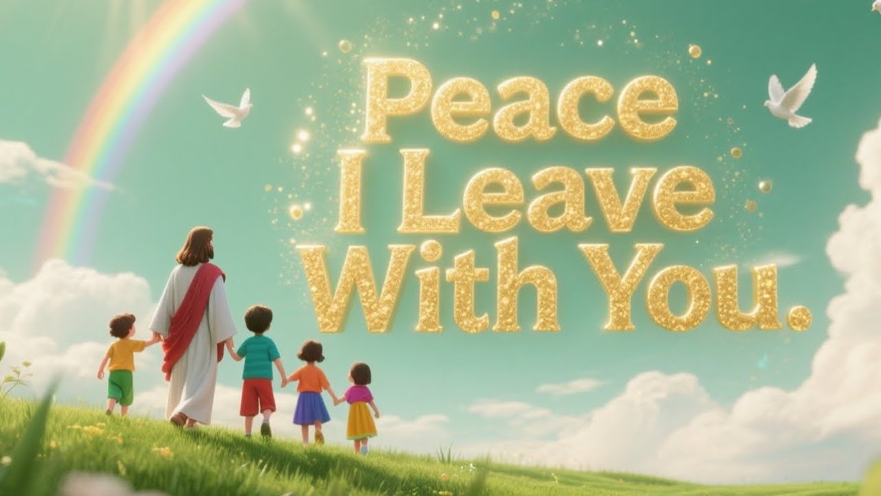 ✨ Peace I Leave With You ✨ | John 14:27 Song for Kids | Bible Verse Lullaby 🌙