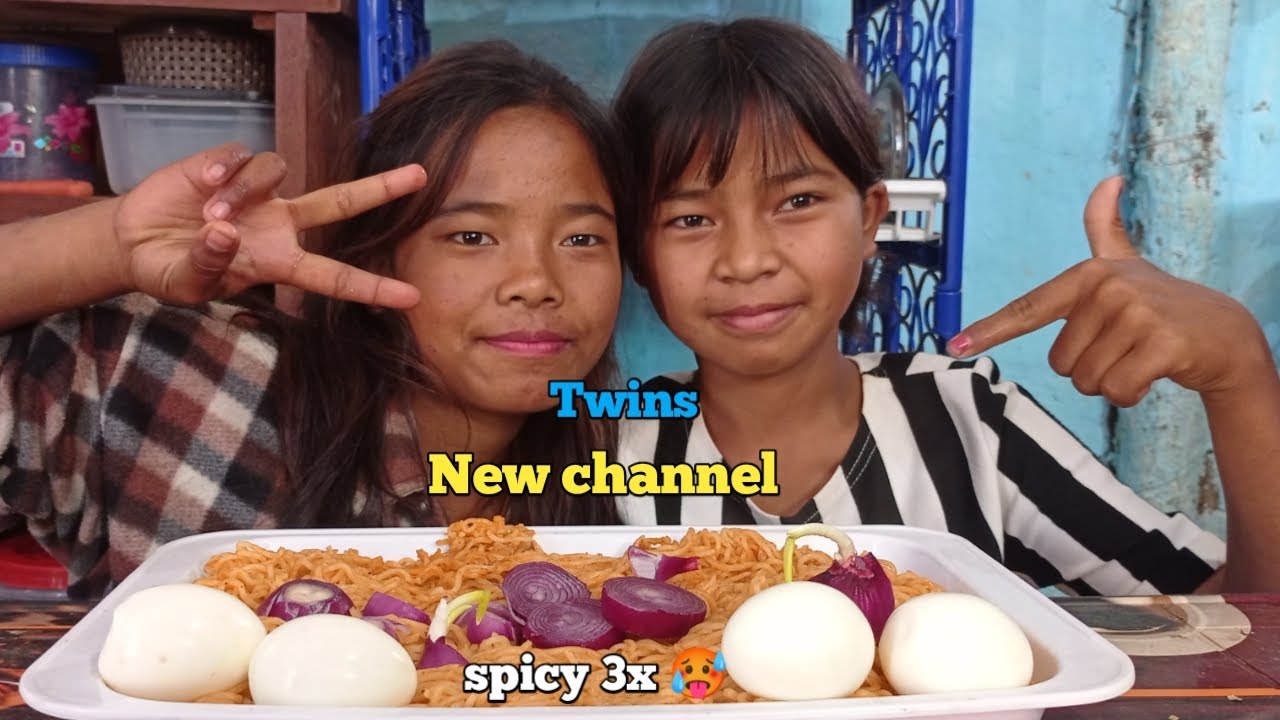 My First mukbang Twins channel nei na subscribe peh cheh uvo 😊