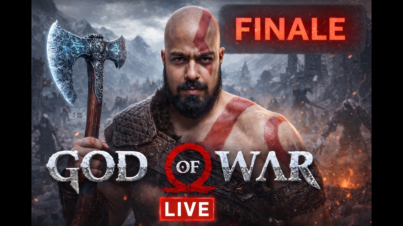 GOD OF WAR on HARDEST MODE 😈| DAY 10 | NO MERCY RUN 🔥FINALE ENDING LIVE ⚔️ Boss Fights #livegaming