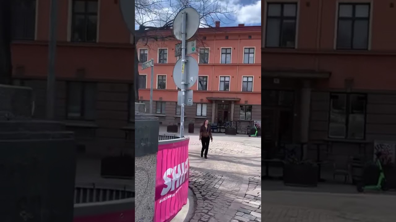 Exploring around Aura river in Turku, Finland