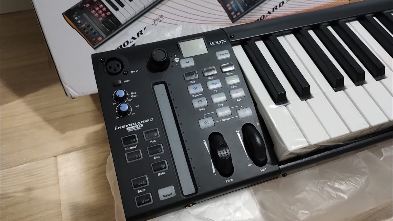Desembalando meu mais novo controlador da ICON Modelo  Ykeyboard 5S ProDriver III