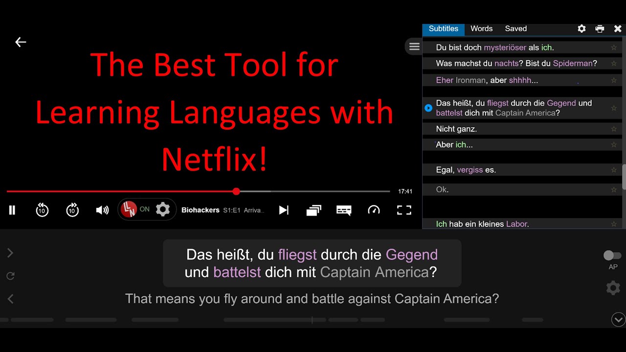 The Best Tool for Learning Languages with Netflix