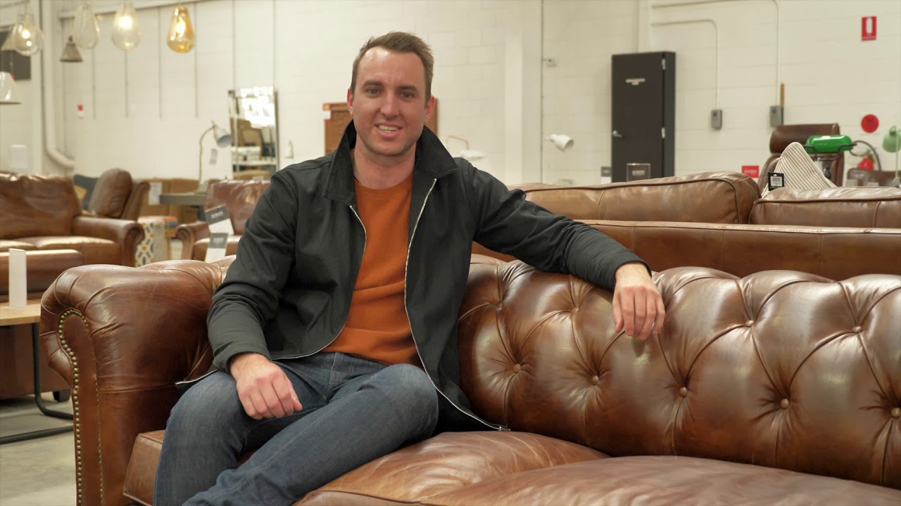 Jesse Raeburn From The Block Reviews Schots Leather Furniture on Open Homes | S04E07