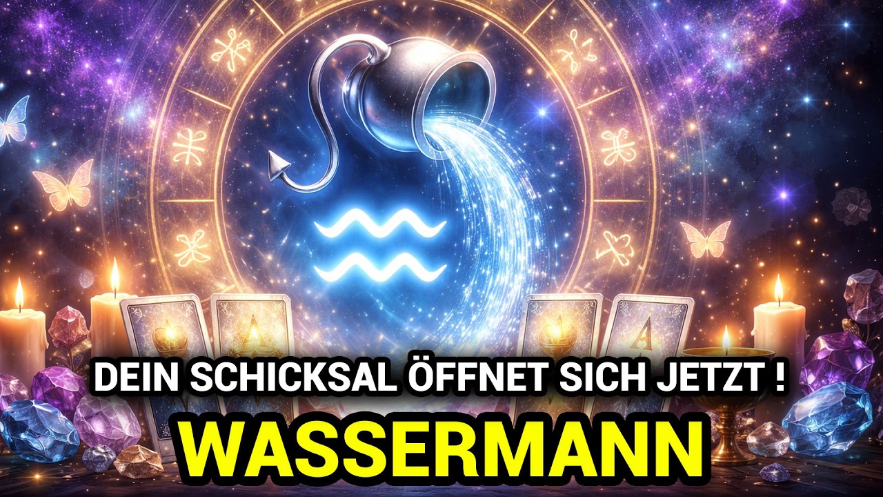 WASSERMANN♒️ G&Ouml;TTLICHE F&Uuml;HRUNG, NEUE LIEBE UND EIN KRAFTVOLLER NEUANFANG #wassermann