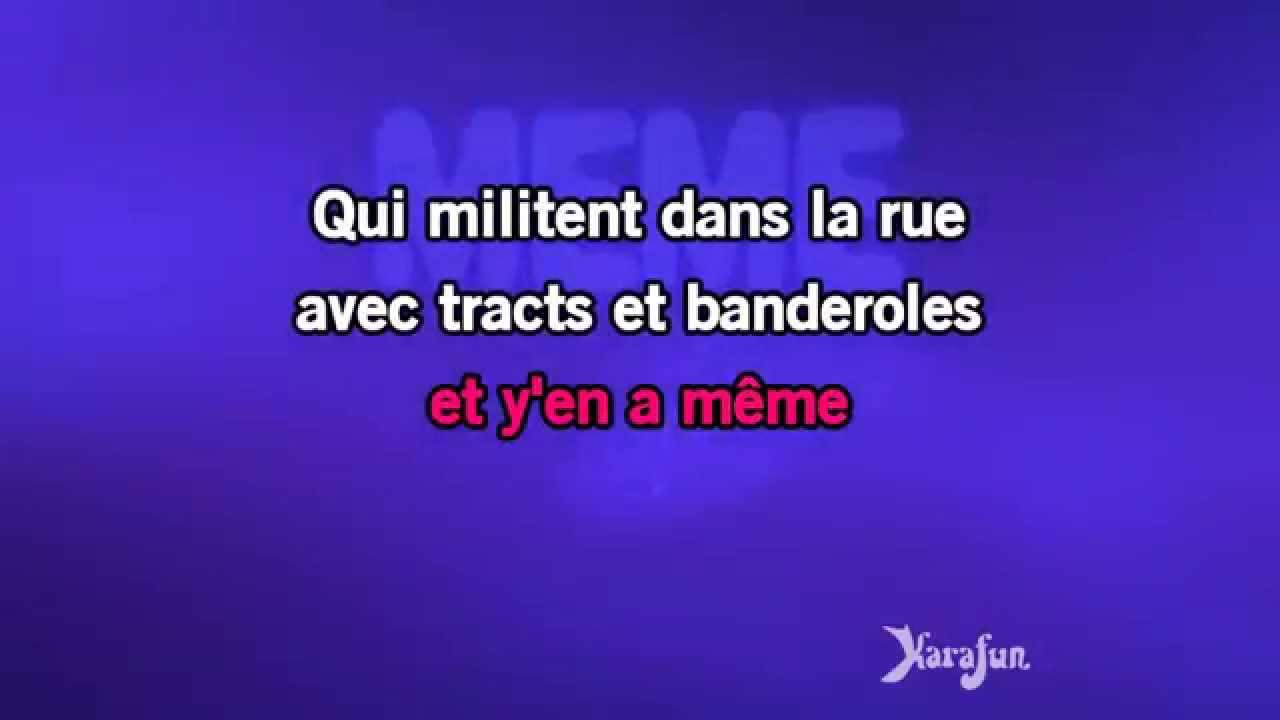 Karaoké Mademoiselle chante le blues - Patricia Kaas *