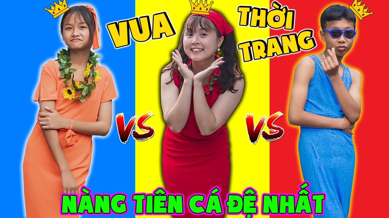 Làm Trang Phục Nàng Tiên Cá Theo Màu Vàng Xanh Đỏ - Vua Thiết Kế Thời Trang ❤ KN CHENO Chị Hằng