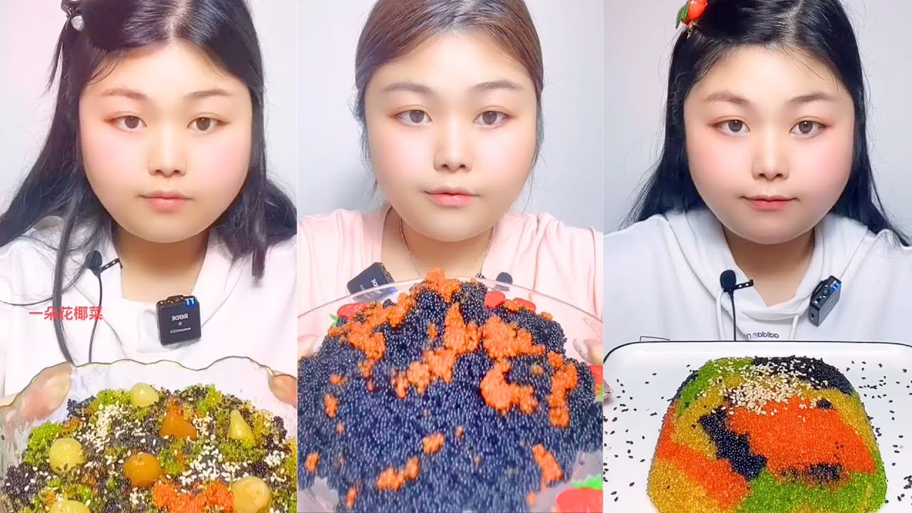 Seafood Texture ASMR | Massive Fish Roe Bowl Eating #43