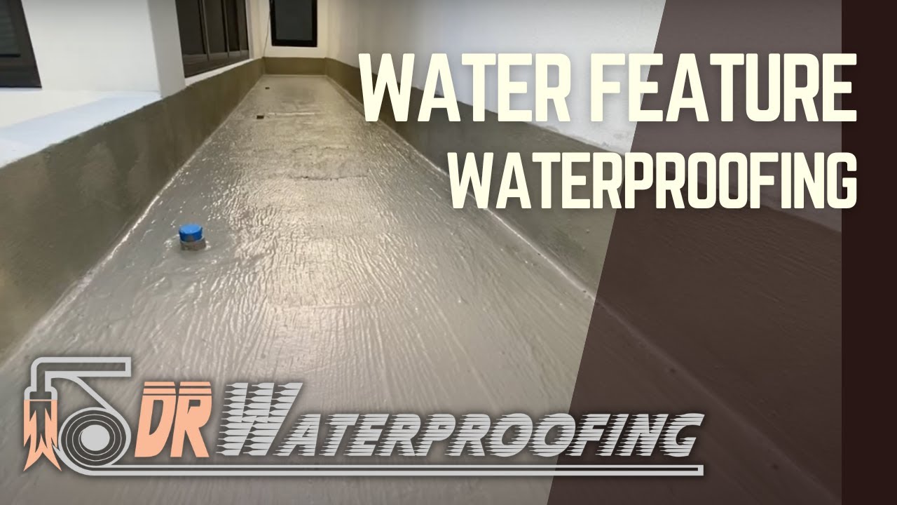 Water Feature Waterproofing With Maxseal Flex