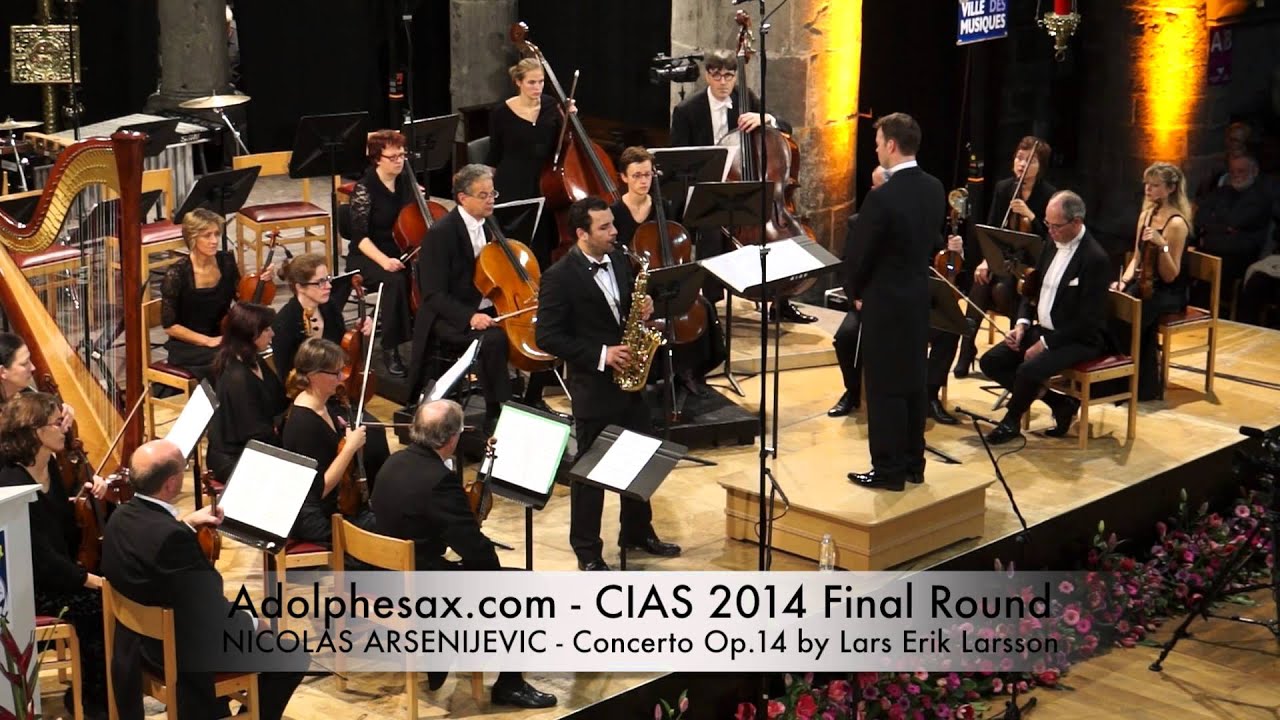 NICOLAS ARSENIJEVIC   Concerto Op 14 by Lars Erik Larsson