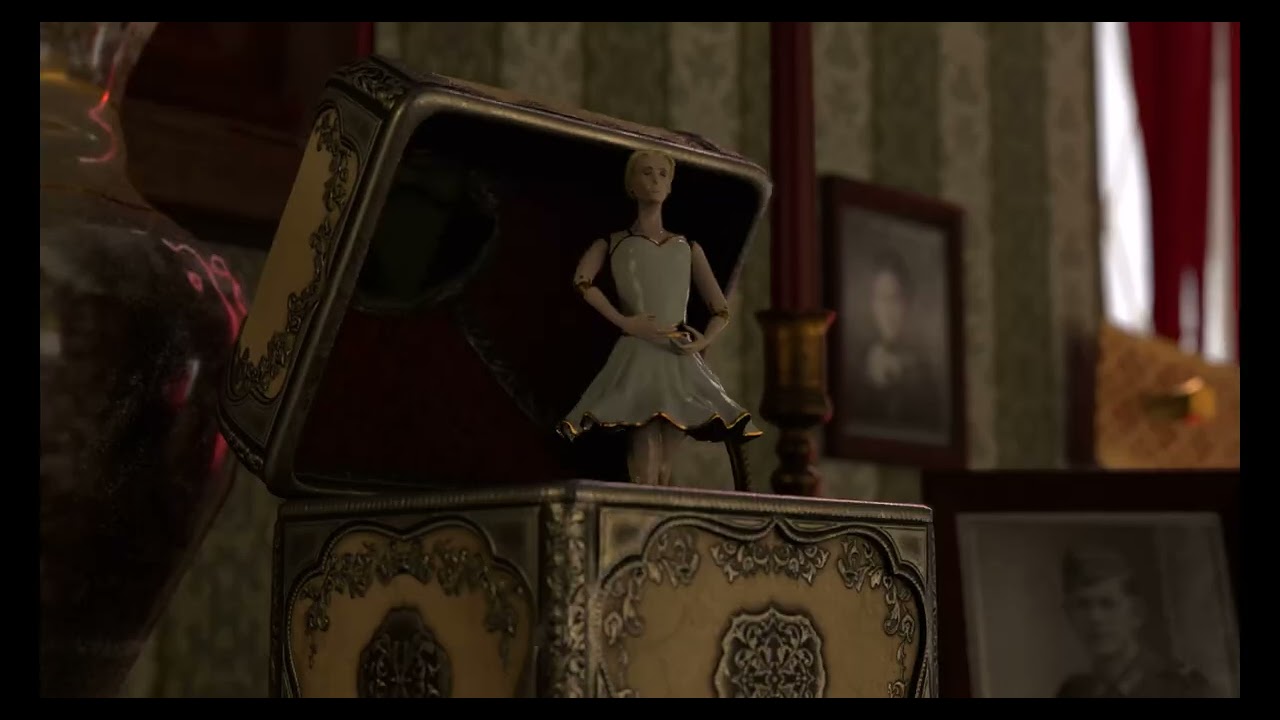 Music Box  Rotating Ballerina Demo Video 1