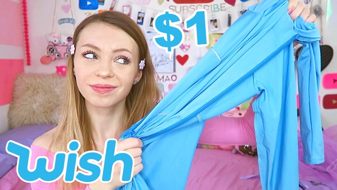 I BOUGHT $1 CLOTHES FROM WISH (TRY ON HAUL)