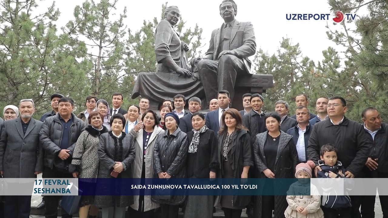 Saida Zunnunova tavalludiga 100 yil to‘ldi