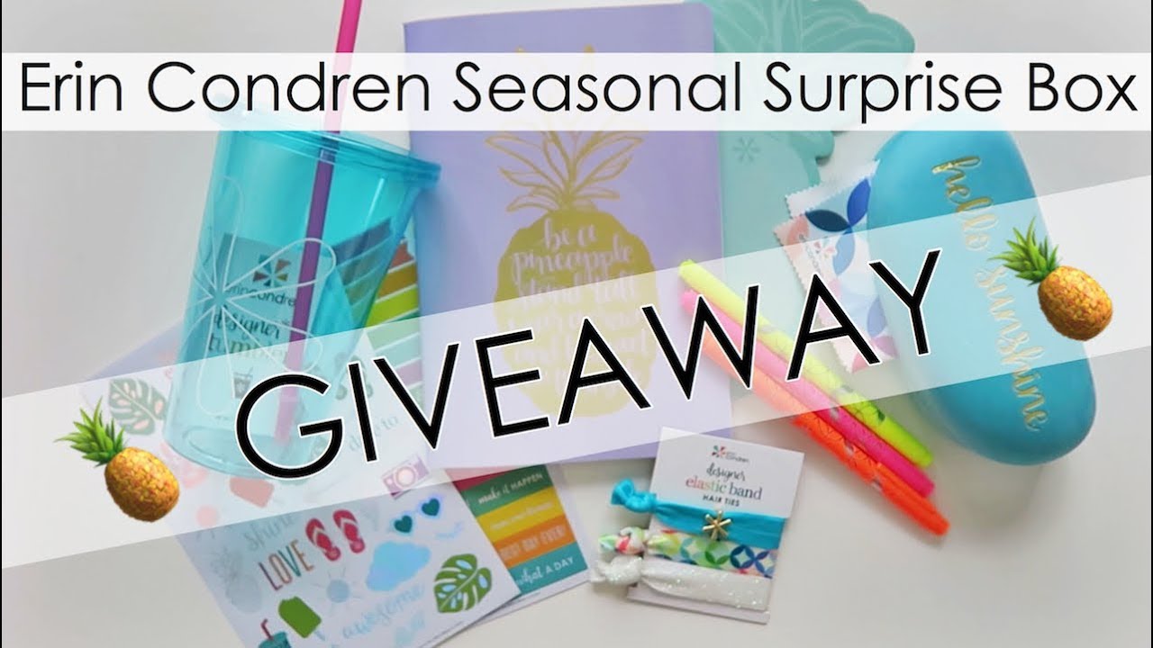 Erin Condren Seasonal Surprise Box | Summer 2018 | #ECSurpriseBox