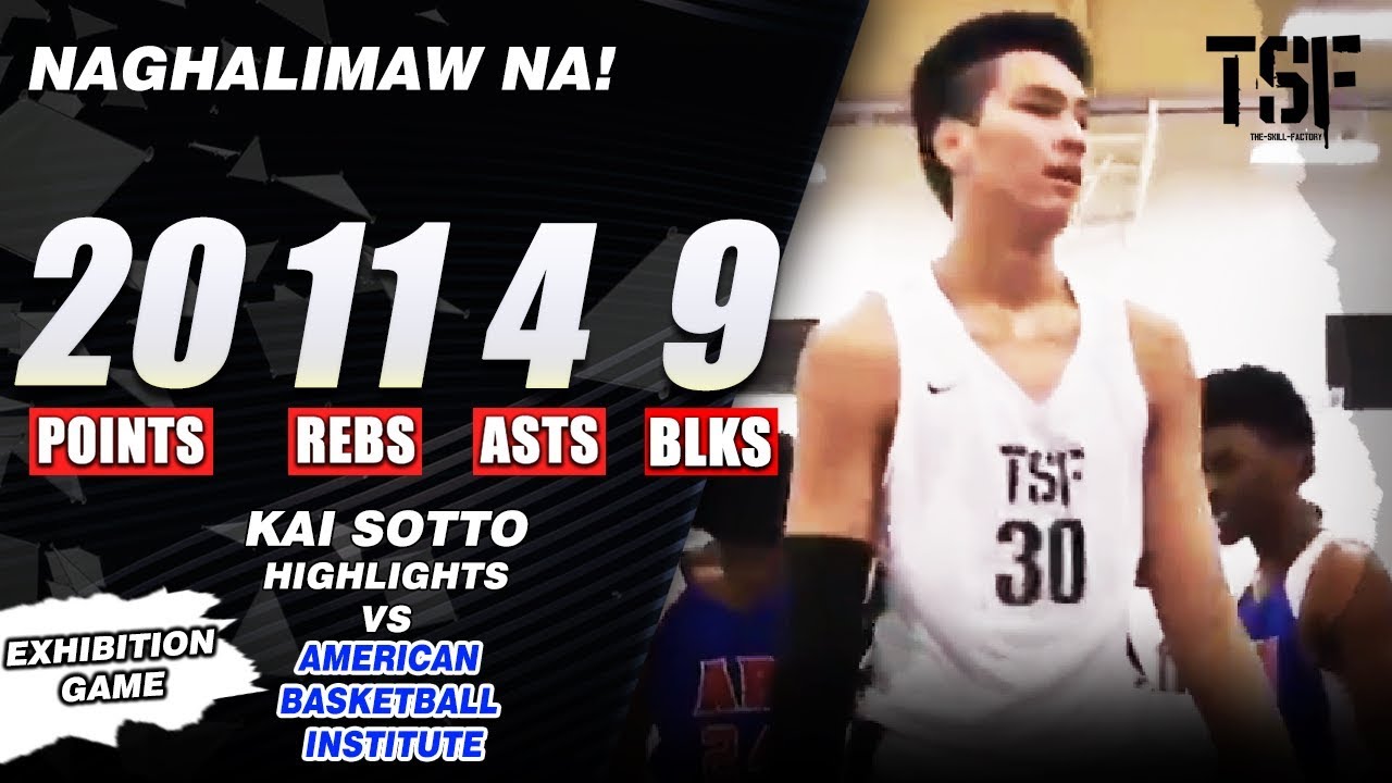 Kai Sotto DOMINATING! TSF vs ABI 