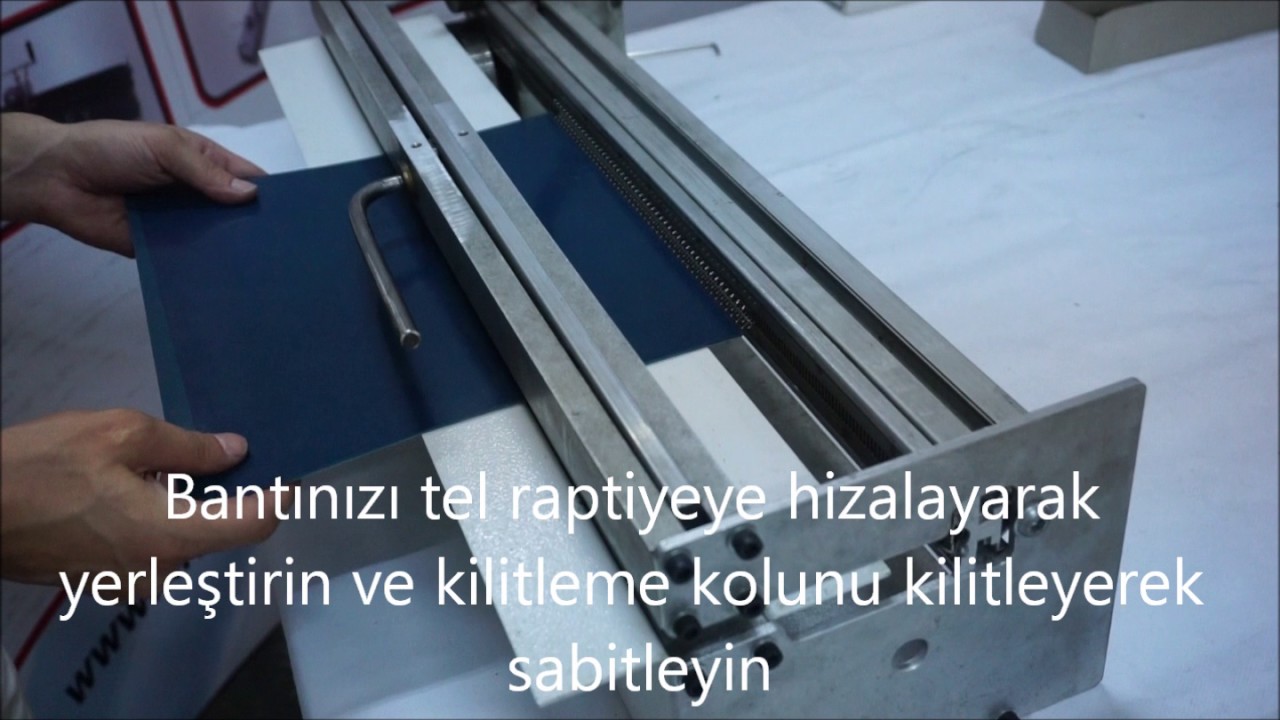Kıvılcım Tel Raptiye Montaj Videosu - Merdaneli Aparat ile