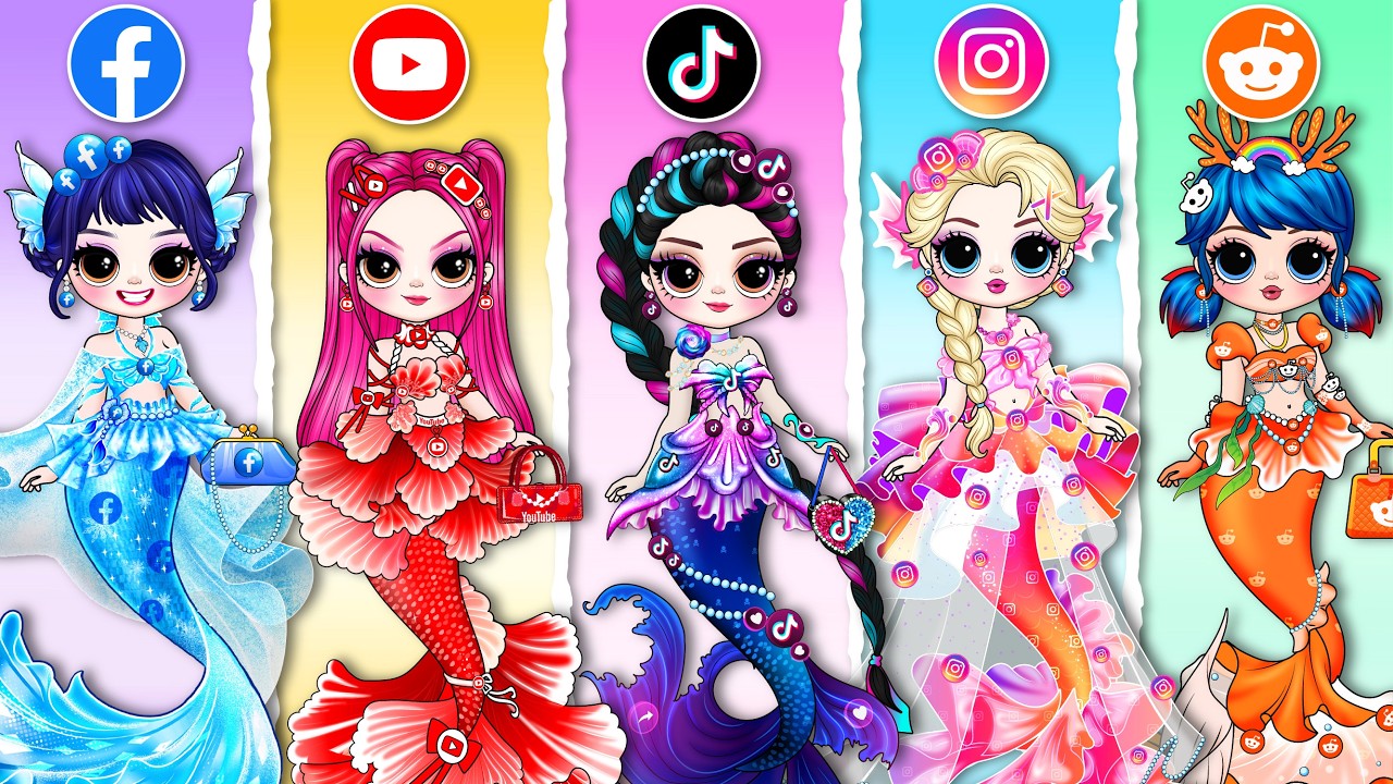 Охотники на демонов в стиле K-Pop: Руми, Мира и Зои преобразились в образах русалок в социальных ...