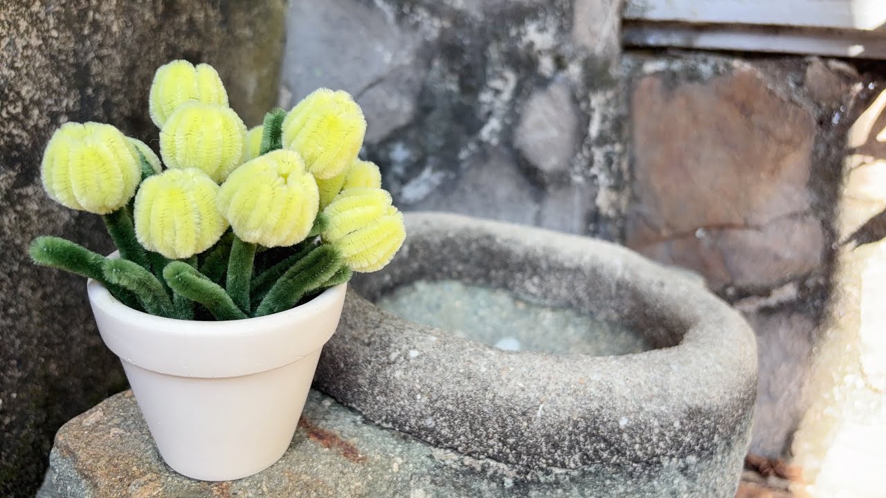 ABC TV | How To Make Mini Tulip Flower With Pipe Cleaner - Craft Tutorial