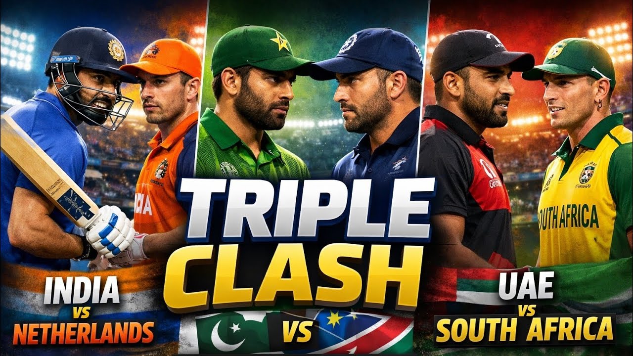 India vs Netherlands |Uae vs Southafrica |Pakistan vs Namibia |Stats ,Records ,Toss factor ,Winner ?