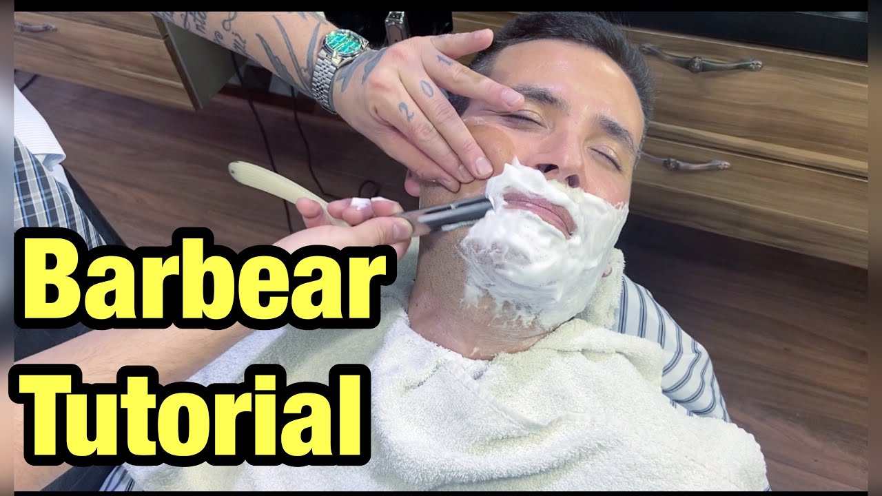 Como fazer barba com navalha- e toalha quente
