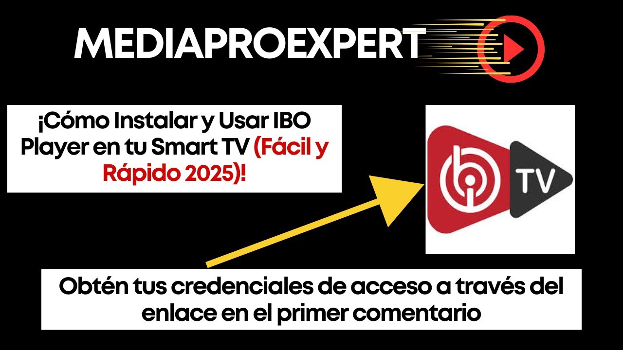C&oacute;mo Instalar y Configurar IBO Player en tu Smart TV (F&aacute;cil y R&aacute;pido 2026)!